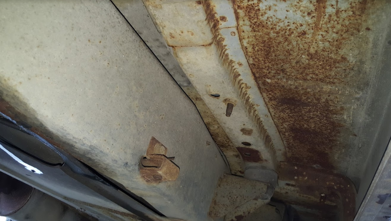 The floors have only a bit of surface rust